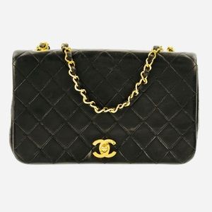 Chanel Flap Lambskin Shoulder Bag